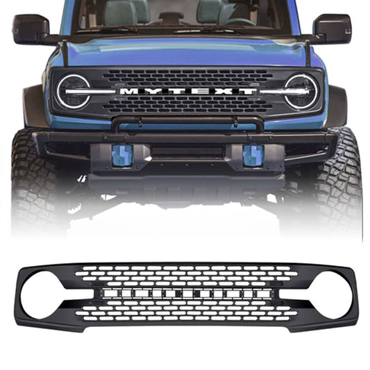 AMERICAN MODIFIED Front Grille for 2021 to 2024 Ford Bronco 2 & 4 Door Models - Find Fresh Goods