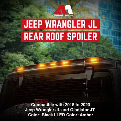AMERICAN MODIFIED Rear Roof Spoiler for 2018-2024 Jeep Wrangler JL Model Only - Find Fresh Goods