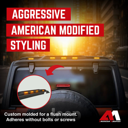 AMERICAN MODIFIED Rear Roof Spoiler for 2018-2024 Jeep Wrangler JL Model Only - Find Fresh Goods