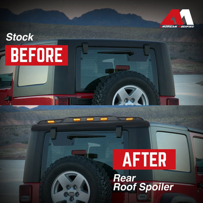 AMERICAN MODIFIED Rear Roof Spoiler for 2018-2024 Jeep Wrangler JL Model Only - Find Fresh Goods