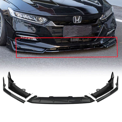 AMERICAN MODIFIED 2018 to 2020 Honda Accord Aerodynamic Front Lip Spoiler, Black - Find Fresh Goods