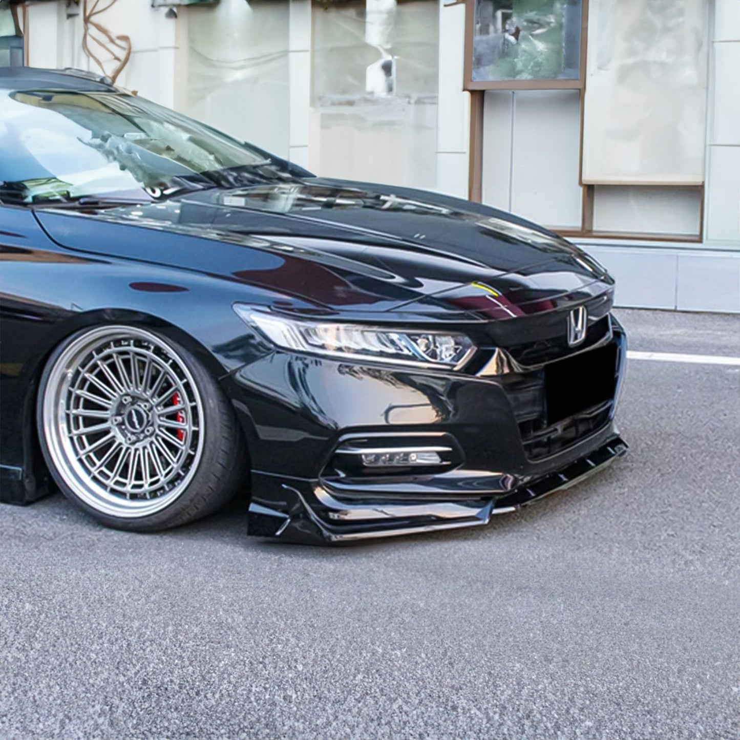 AMERICAN MODIFIED 2018 to 2020 Honda Accord Aerodynamic Front Lip Spoiler, Black - Find Fresh Goods