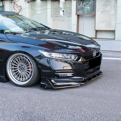 AMERICAN MODIFIED 2018 to 2020 Honda Accord Aerodynamic Front Lip Spoiler, Black - Find Fresh Goods