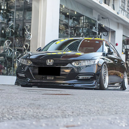 AMERICAN MODIFIED 2018 to 2020 Honda Accord Aerodynamic Front Lip Spoiler, Black - Find Fresh Goods