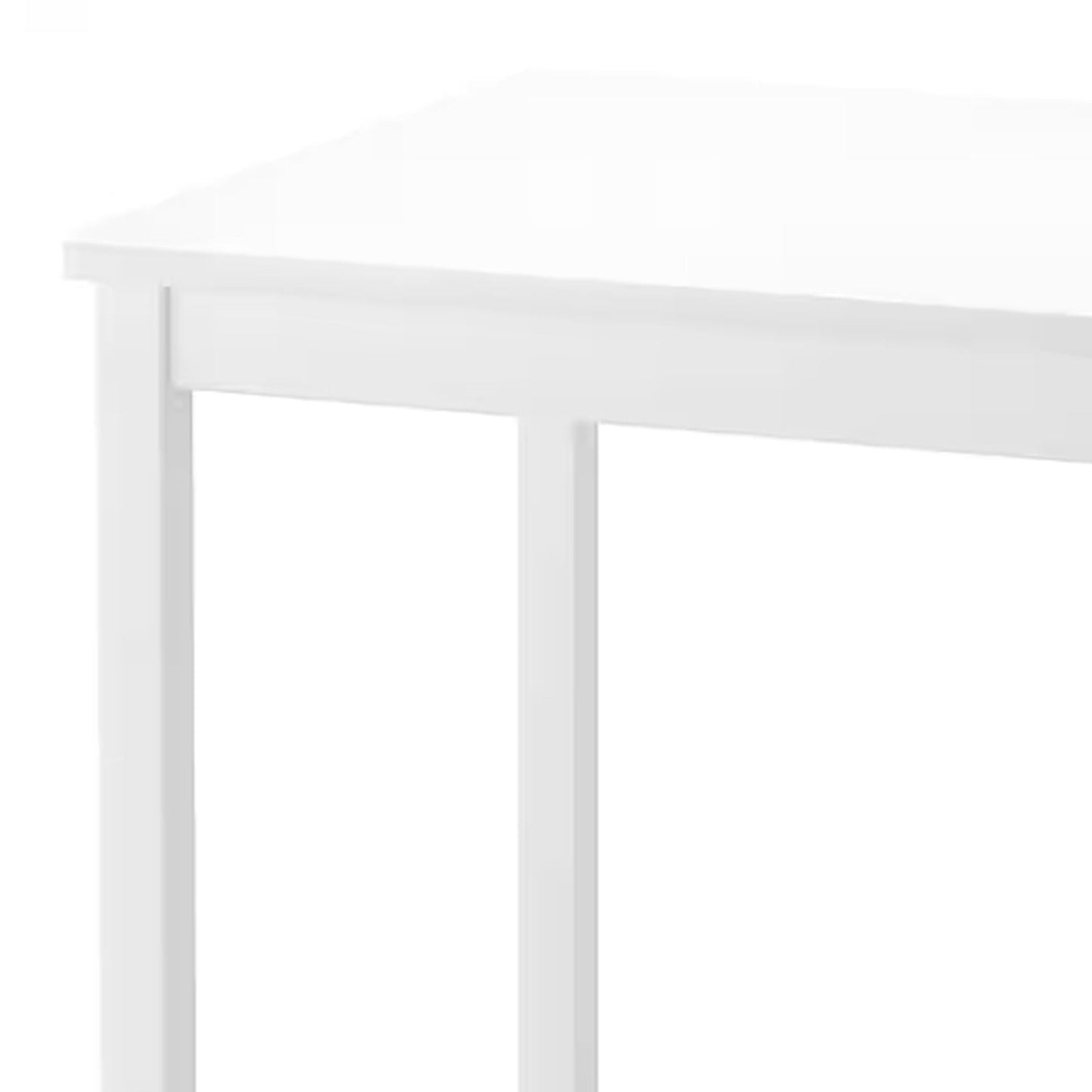 PJ Wood Durable Children's Table for Creative Play, Puzzles and Games, White