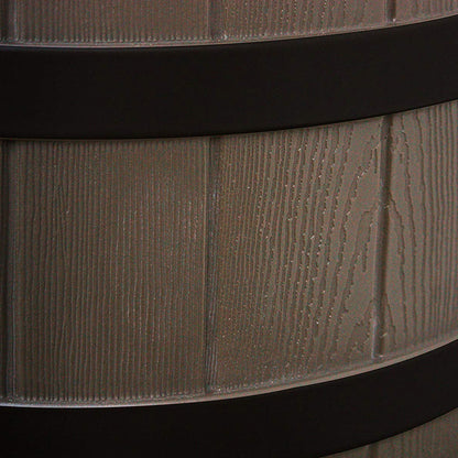 Good Ideas Rain Wizard Wood Rain Water Barrel with Darkened Ribs, Oak, (4 Pack)