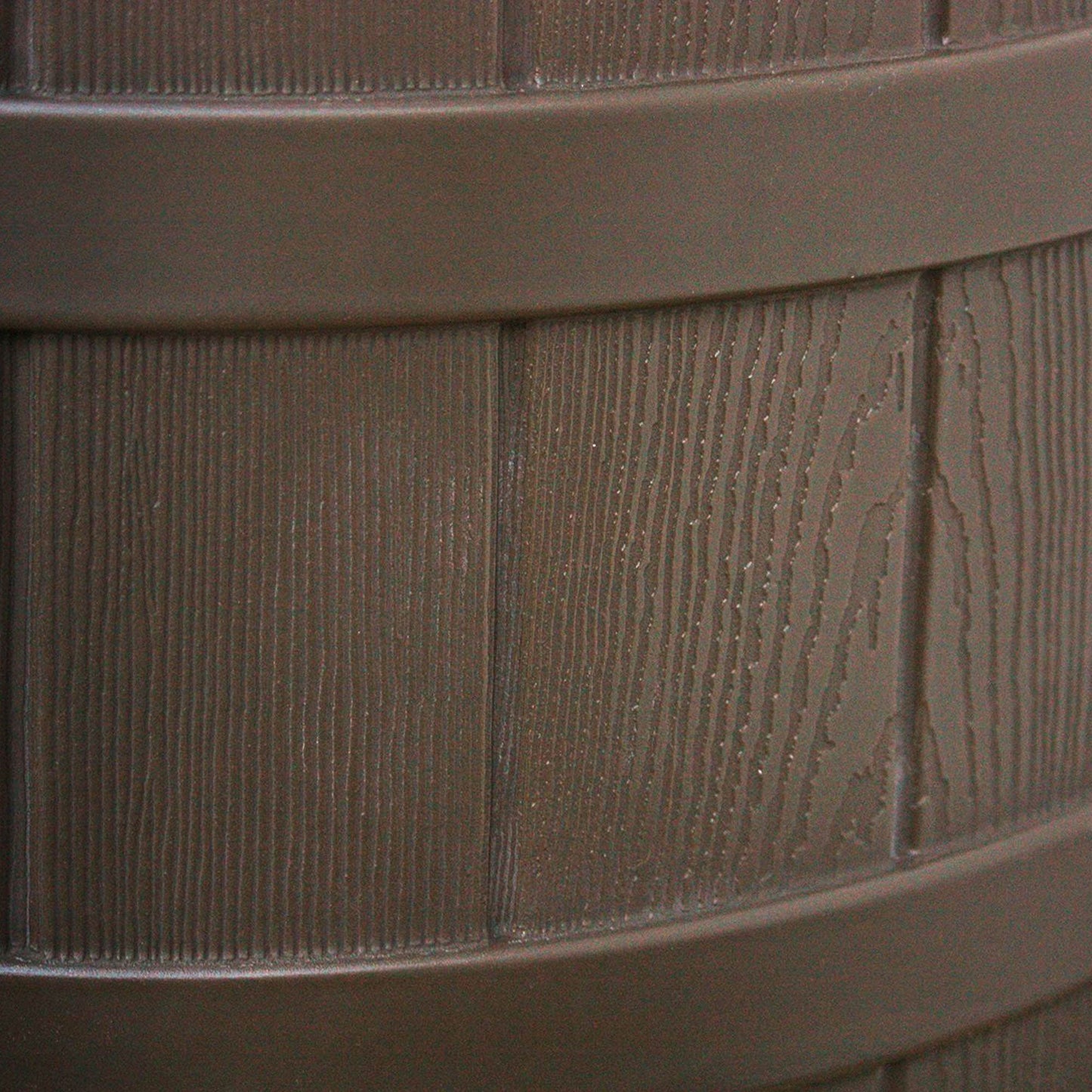 Good Ideas Rain Wizard 40 Gallon Capacity Plastic Rain Barrel Drum, Oak (3 Pack)