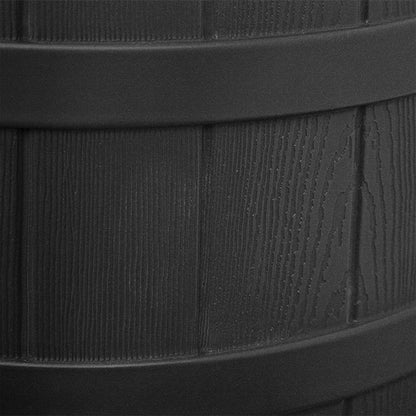 Good Ideas Rain Wizard 40 Gallon Capacity Plastic Rain Barrel, Black (2 Pack)