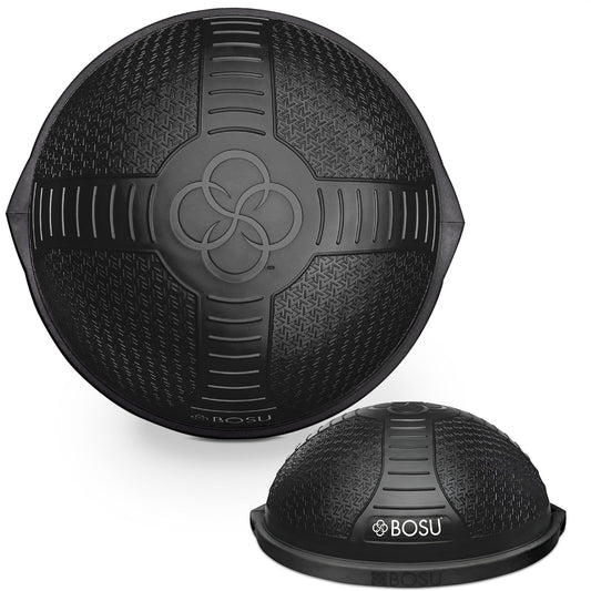 BOSU NexGen Home Fitness Exercise Gym Strength Flexibility Balance Trainer,Black