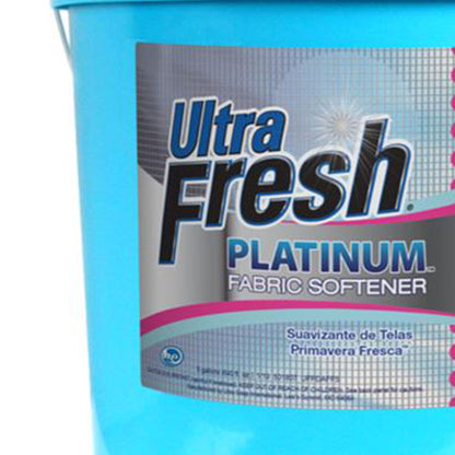 Ultra Fresh Platinum 5 Gal Spring Fresh Fabric Softener Detergent Up to 640 Loads w/Pump