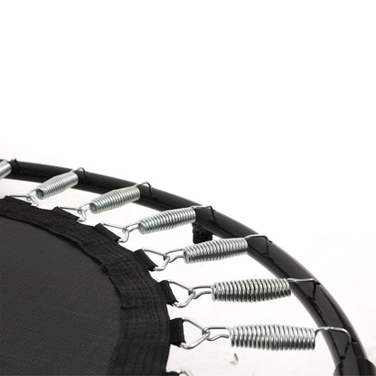 HolaHatha 36 Inch Foldable Mini Trampoline Fitness Rebounder w/Adjustable Handle