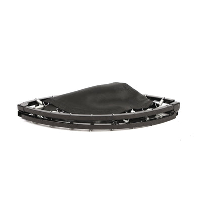 HolaHatha 48 Inch Foldable Mini Fitness Trampoline with Adjustable Handle, Black