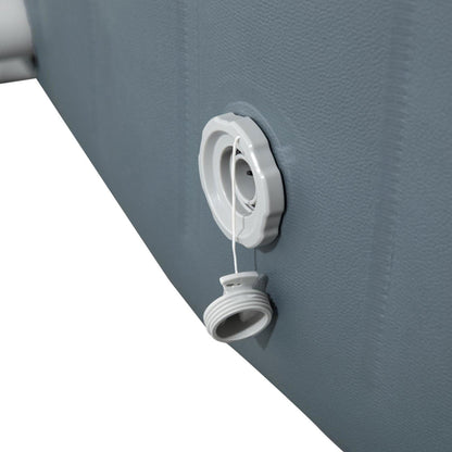 Coleman SaluSpa 114 AirJet Square Hot Tub w/2-Pack of Bestway SaluSpa Spa Seat