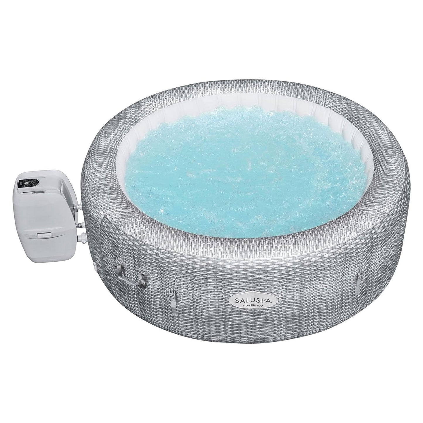 Bestway Coleman Honolulu AirJet Inflatable Hot Tub with 2 Pack SaluSpa Spa Seat