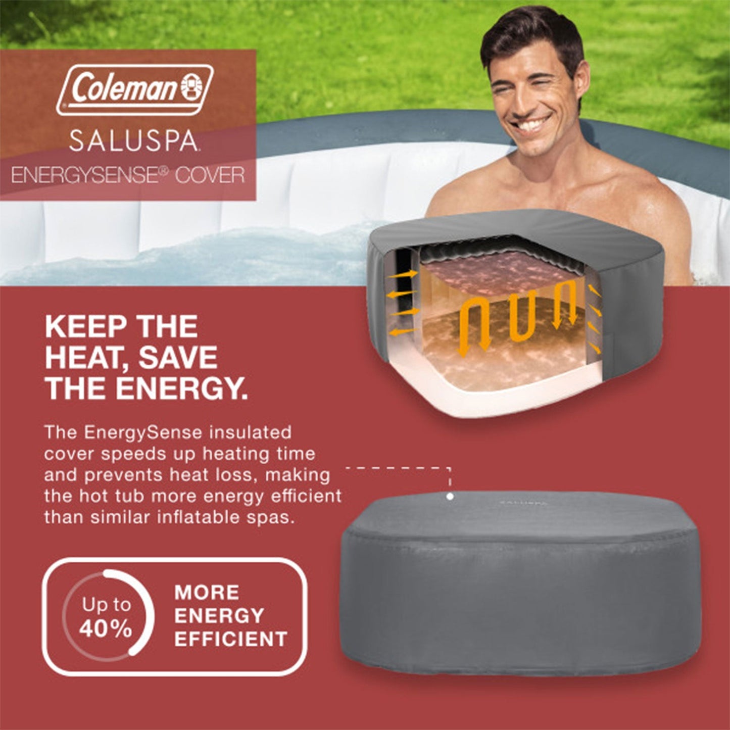 Bestway Coleman Hot Tub + 6 Bestway SaluSpa Spa Seats + Bestway SaluSpa Pillows