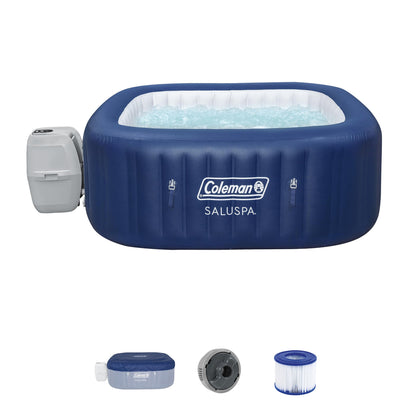 Bestway Coleman Hawaii Hot Tub + Bestway SaluSpa Spa Seat with Adjustable Legs