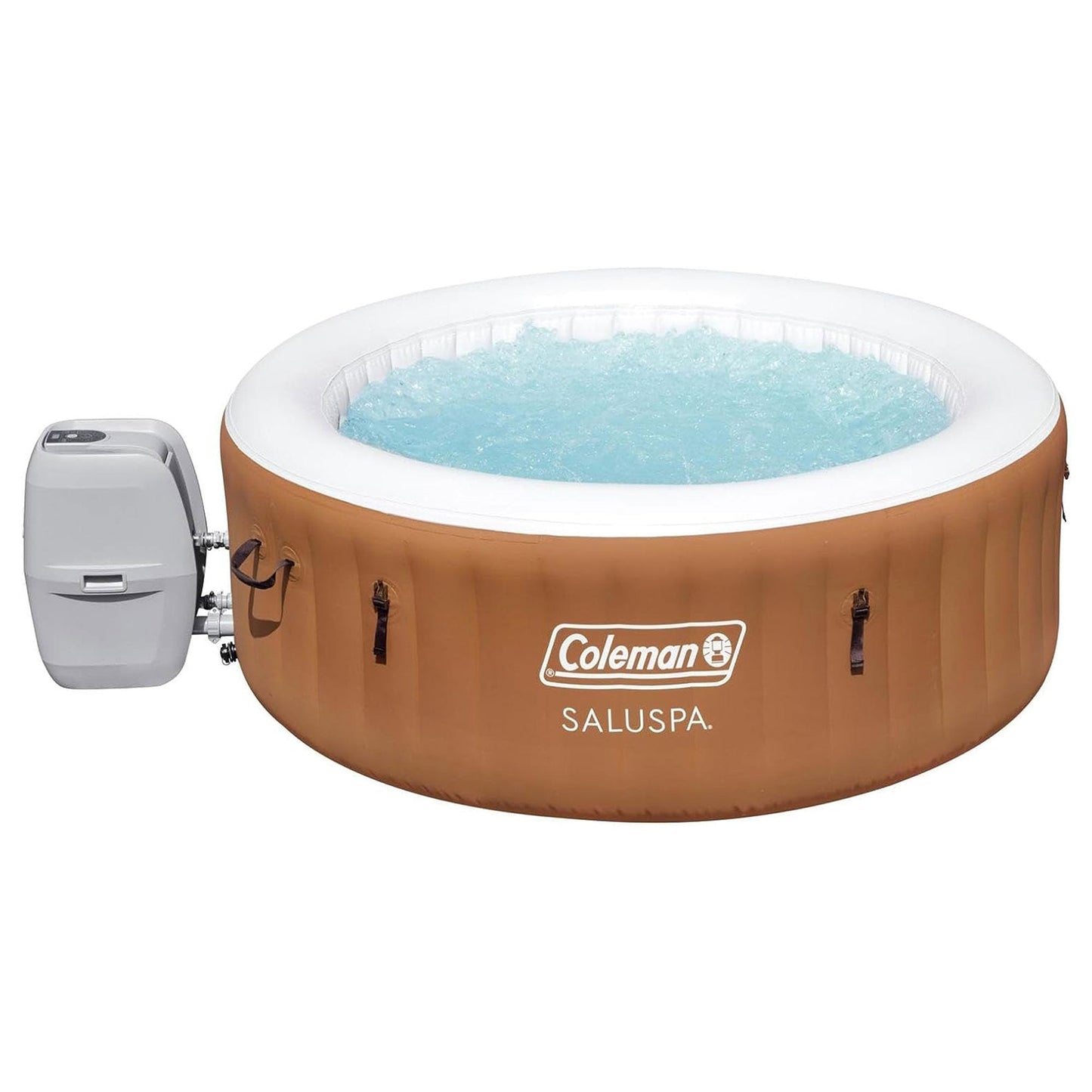 Bestway Coleman Miami AirJet Inflatable Hot Tub with 2 Pack SaluSpa Spa Seat