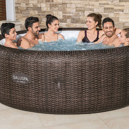 Bestway Coleman St Moritz Hot Tub with 2 SaluSpa Seat and 2 Headrest Pillows