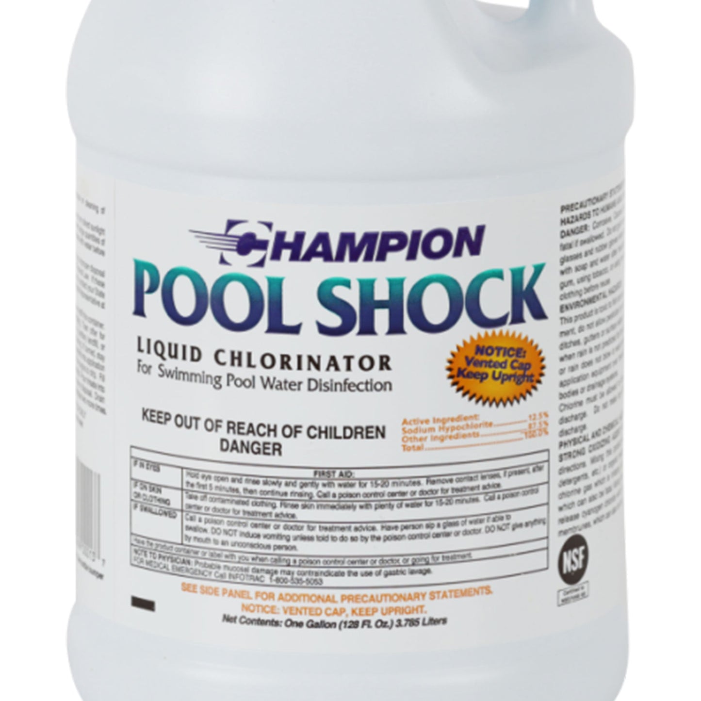 Champion Pool Shock Liquid Chlorinator for Pool Water Disinfection (2 Pack)
