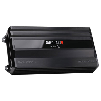MB Quart Formula 1,500 Watt Mono Car Audio Mobile Amplifier, FA2-1500.1, Black - Find Fresh Goods
