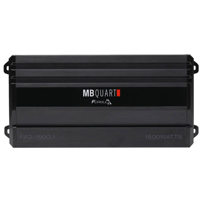 MB Quart Formula 1,500 Watt Mono Car Audio Mobile Amplifier, FA2-1500.1, Black - Find Fresh Goods