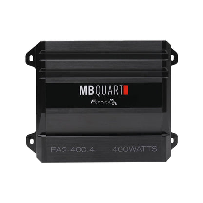MB Quart Formula 400 Watt 4 Channel Car Audio Mobile Amplifier, FA2-400.4, Black - Find Fresh Goods