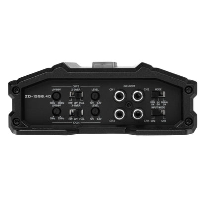 Hifonics Zeus Delta 1,350 Watt 4 Channel Mobile Car Amplifier, ZD-1350.4D, Black - Find Fresh Goods