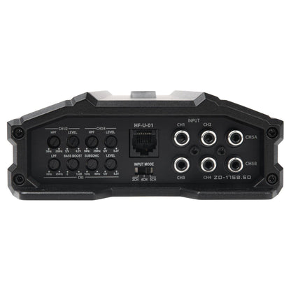 Hifonics Zeus Delta 1,750 Watt 5 Channel Mobile Car Amplifier, ZD-1750.5D, Black - Find Fresh Goods