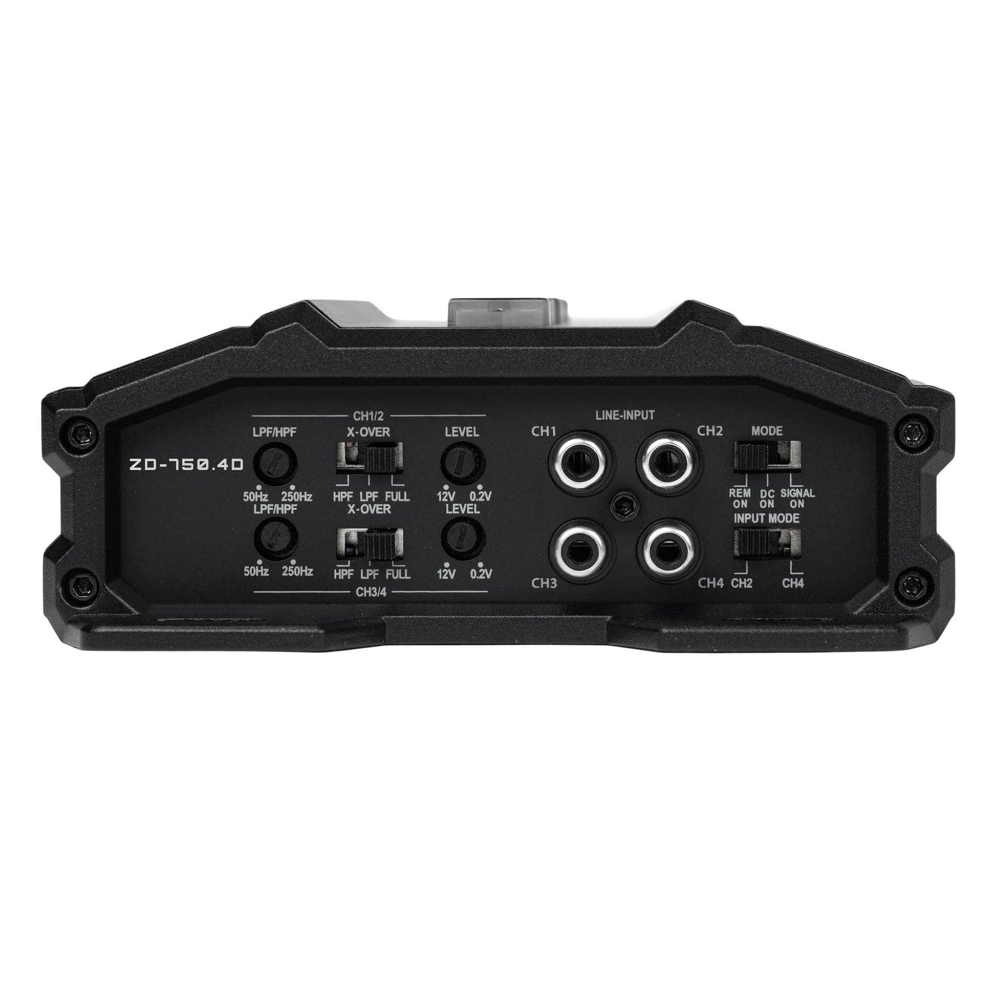 Hifonics Zeus Delta 750 Watt 4 Channel Mobile Car Amplifier, ZD-750.4D, Black - Find Fresh Goods