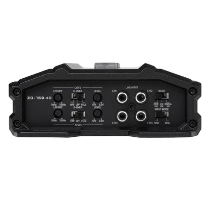 Hifonics Zeus Delta 750 Watt 4 Channel Mobile Car Amplifier, ZD-750.4D, Black - Find Fresh Goods
