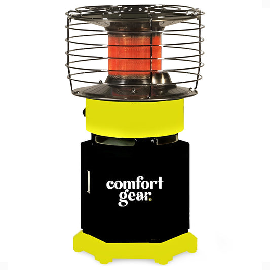Comfort Gear Portable 360 Degree Propane Heater, 7500 to 10000 BTU, 1 lb LP Tank