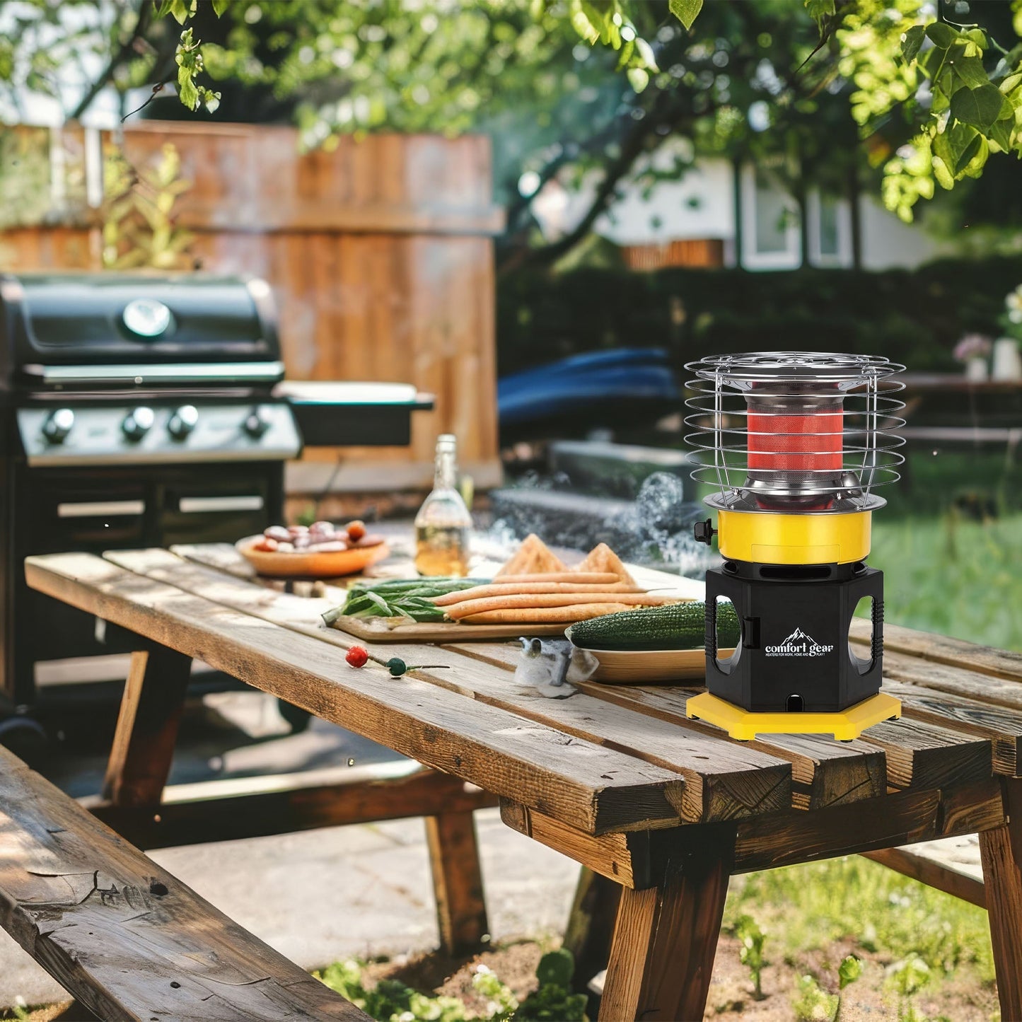 Comfort Gear 2 Pack 360 Degree Versatile Propane Space Heater Portable Radiator