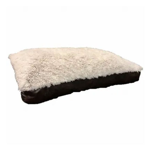 Aspen Pet 36 x 27" Faux Leather Gusset Pillow Pet Bed with Removeable Cover