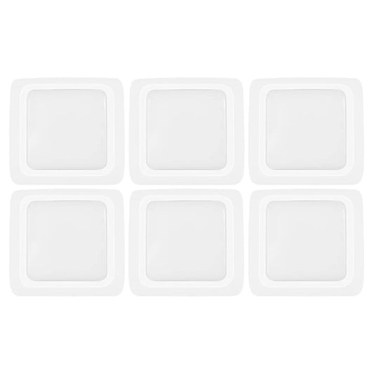 GE Set of 6 Battery Operated Plastic LED Puck Lights for Closets and Cabinets