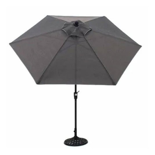 Four Seasons Courtyard 9 Foot Norwalk Market Umbrella with Push Button Tilt