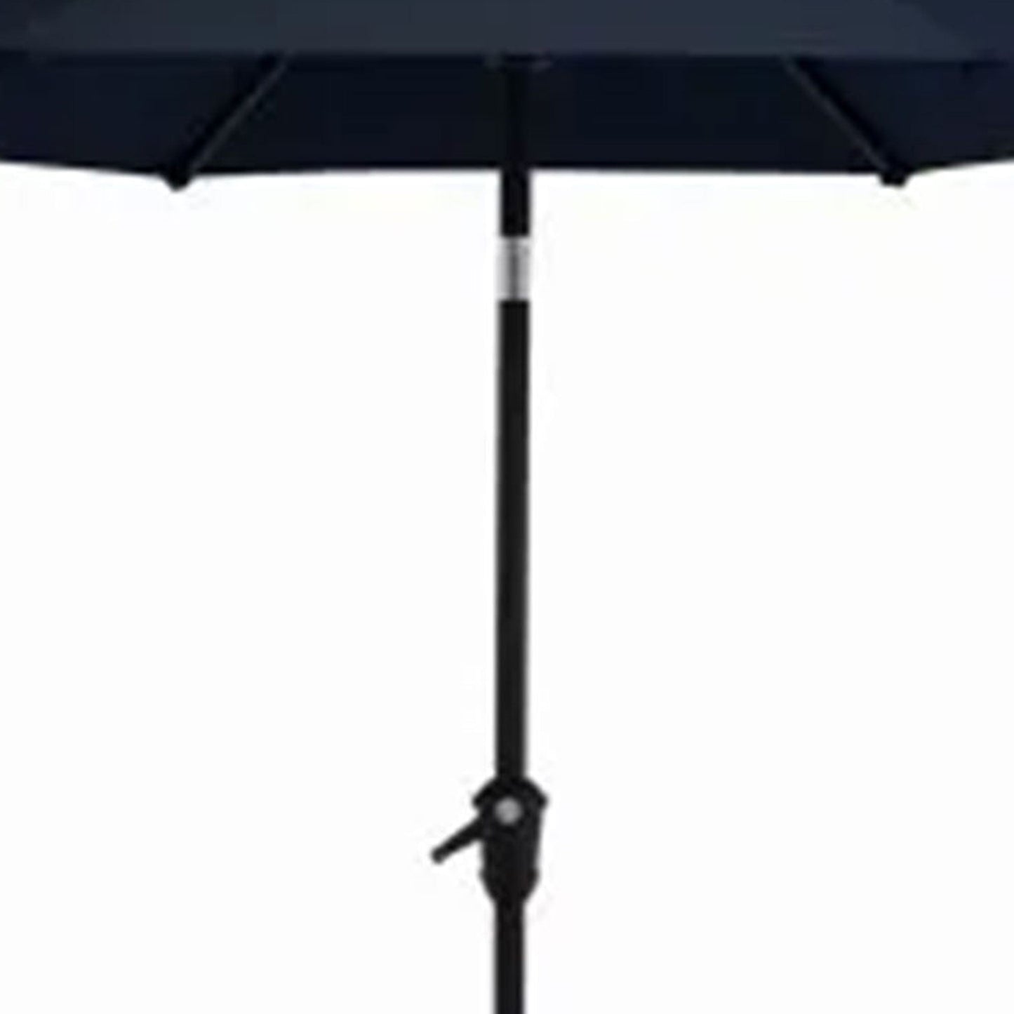 Four Seasons Courtyard Rockland 9 Foot Outdoor Patio Market Umbrella, Navy Blue