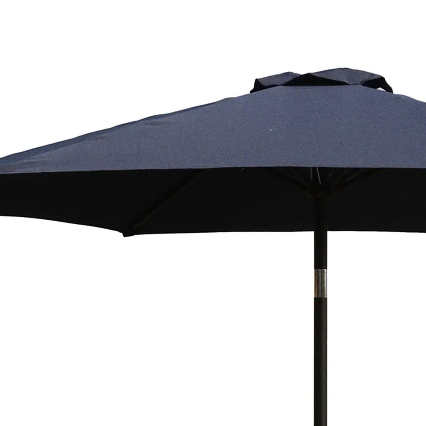 Four Seasons Courtyard Rockland 9 Foot Outdoor Patio Market Umbrella, Navy Blue