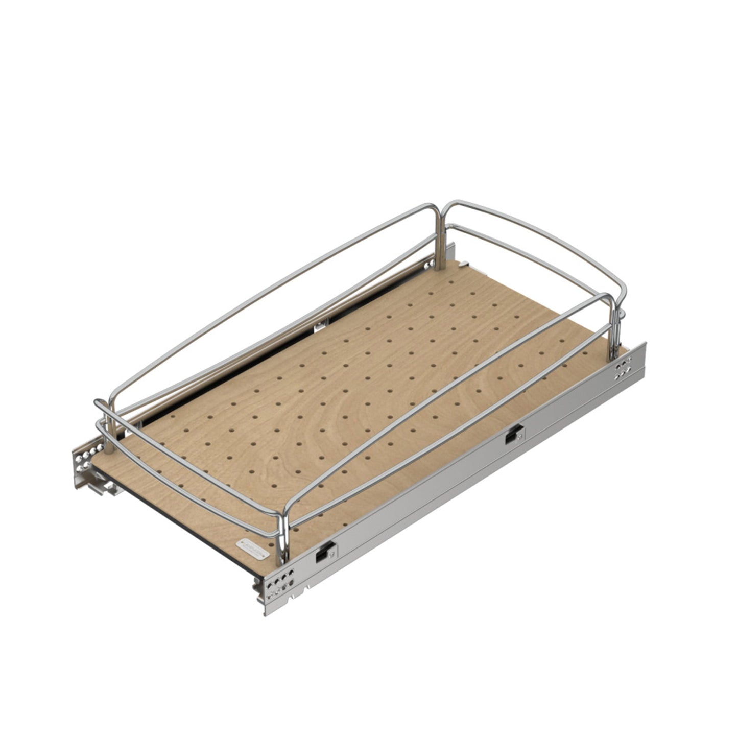 Rev-A-Shelf Solid Bottom Pullout Base Soft-close Cabinet Organizer, 54BK-12SC-1