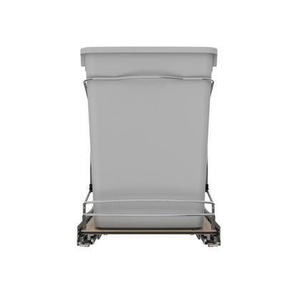 Rev-A-Shelf Double 35 qt. Pullout Trash Containers, Gray, 54WC-1835SC-17-1