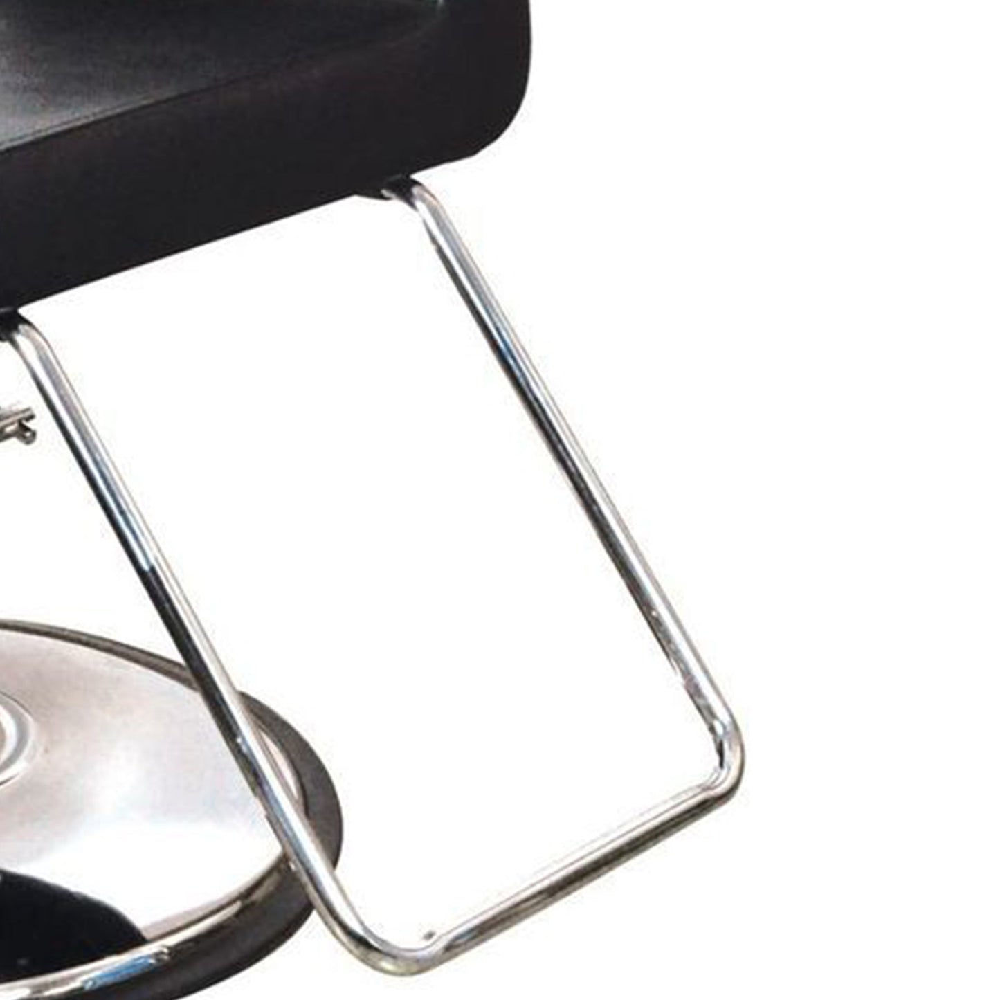 Chromium Brooklyn Professional Styling Chair w/High Density Foam Cushions, Black