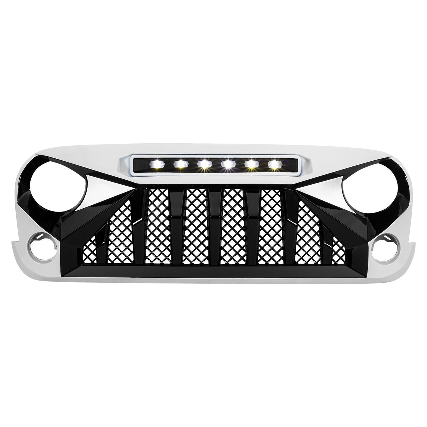 American Modified Front Gladiator Grille Compatible with 07-18 Jeep Wrangler JK - Find Fresh Goods