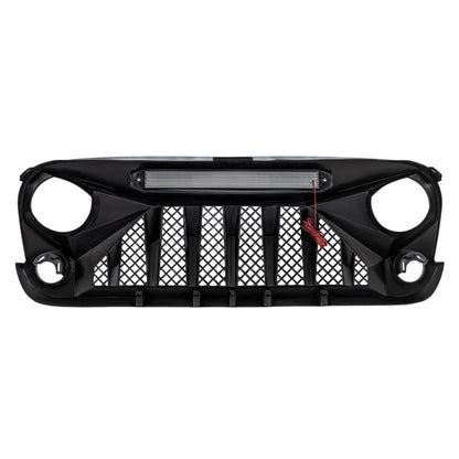 American Modified Front Gladiator Grille Compatible with 07-18 Jeep Wrangler JK - Find Fresh Goods
