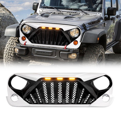American Modified Goliath Grille Compatible with 2007-2018 Jeep Wrangler JK - Find Fresh Goods