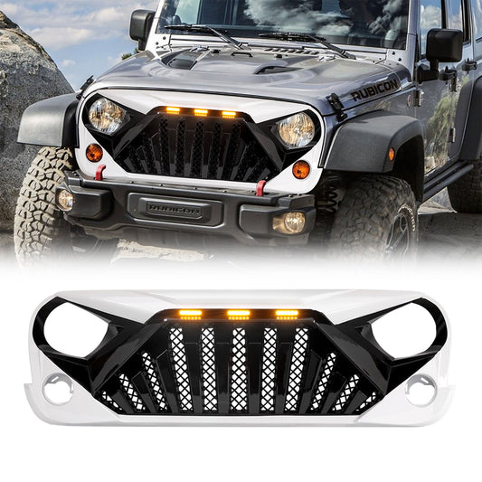 American Modified Goliath Grille Compatible with 2007-2018 Jeep Wrangler JK - Find Fresh Goods