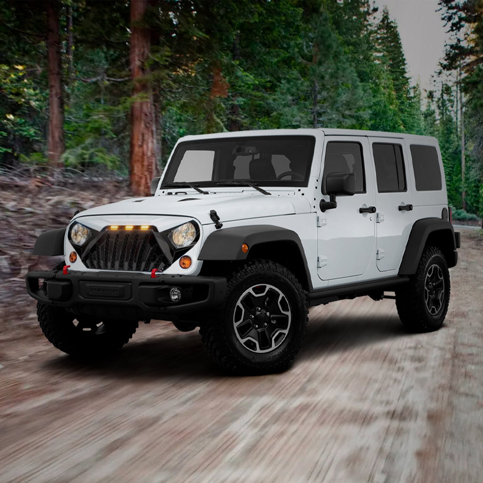 American Modified Goliath Grille Compatible with 2007-2018 Jeep Wrangler JK - Find Fresh Goods