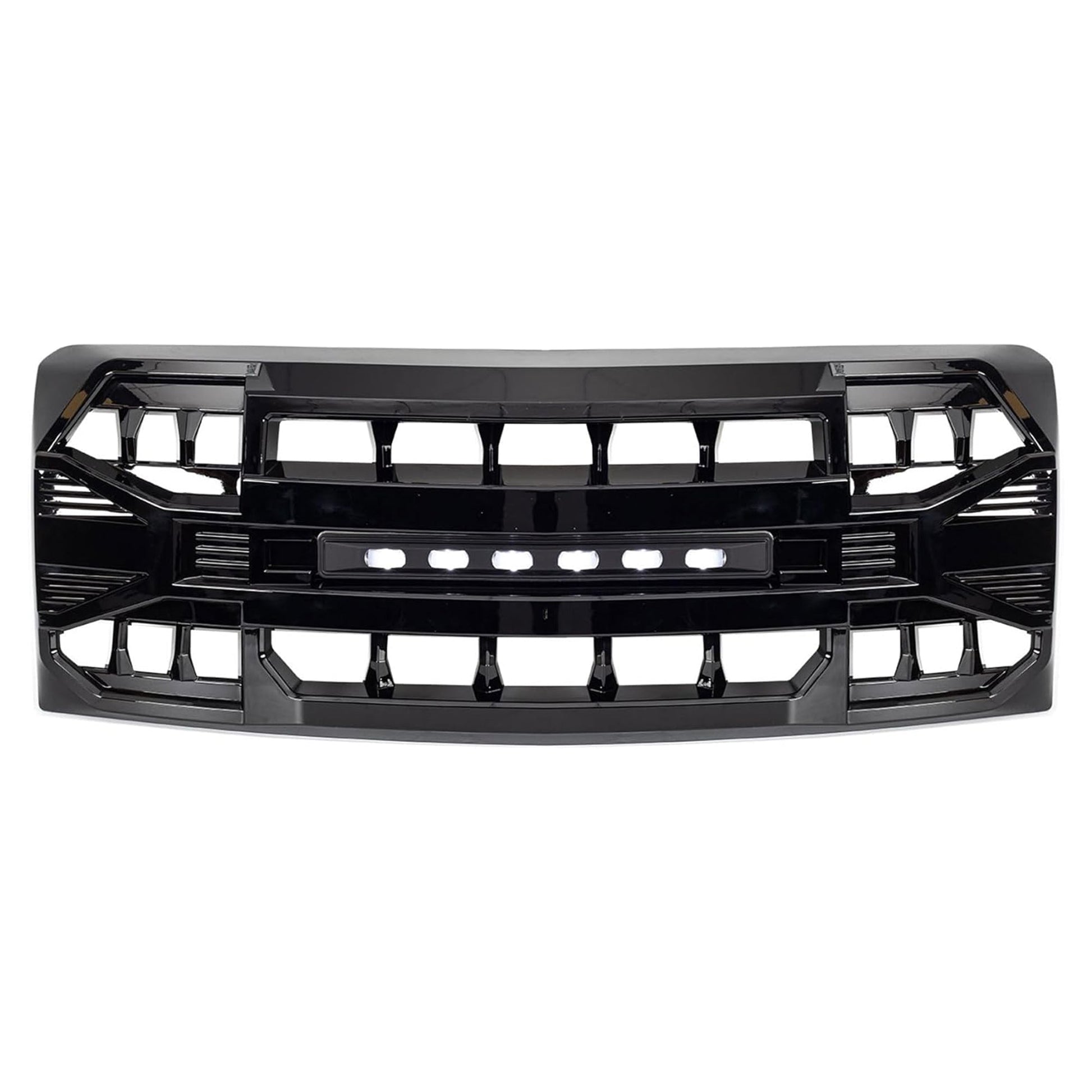 AMERICAN MODIFIED Front Armor Grille Compatible w/ 09-14 Ford F150, Glossy Black - Find Fresh Goods