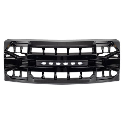 AMERICAN MODIFIED Front Armor Grille Compatible w/ 09-14 Ford F150, Glossy Black - Find Fresh Goods