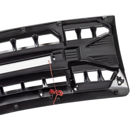 AMERICAN MODIFIED Front Armor Grille Compatible w/ 09-14 Ford F150, Glossy Black - Find Fresh Goods