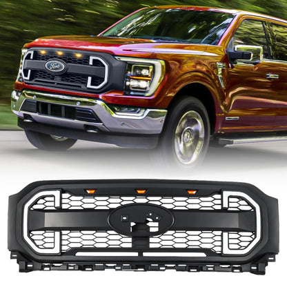 AMERICAN MODIFIED Raptor Style Mesh Grille Compatible with 2021-2023 Ford F150 - Find Fresh Goods