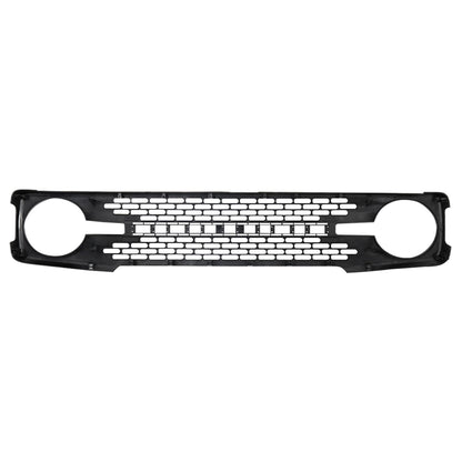 AMERICAN MODIFIED Armor Grille w/DIY Letters for 21-23 Ford Bronco, Glossy Black - Find Fresh Goods